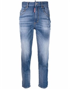 Укороченные джинсы с завышенной талией Dsquared2