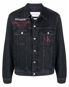 Джинсовая куртка с логотипом Calvin klein jeans