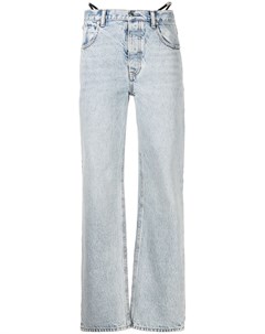 Прямые джинсы с ремешками Alexander wang