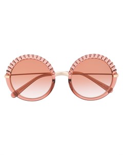 Солнцезащитные очки Plisse в круглой оправе Dolce & gabbana eyewear