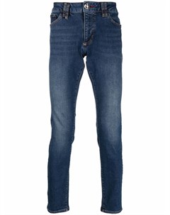 Узкие джинсы средней посадки Philipp plein