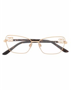 Очки в оправе кошачий глаз черепаховой расцветки Dolce & gabbana eyewear