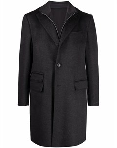Однобортное шерстяное пальто Corneliani