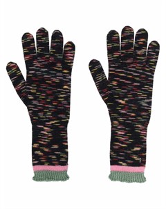 Трикотажные перчатки в полоску M missoni