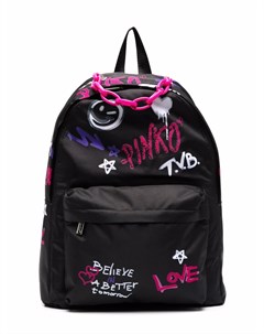 Рюкзак с принтом граффити Pinko kids