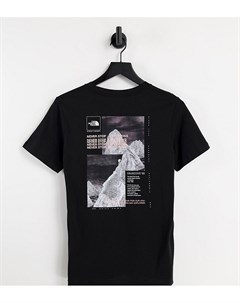 Черная футболка с принтом на спине Collage эксклюзивно для ASOS The north face