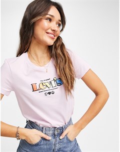 Сиреневая футболка с логотипом Perfect Levi's®