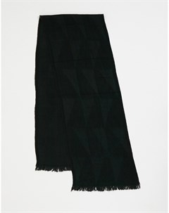 Черный легкий шарф Asos design