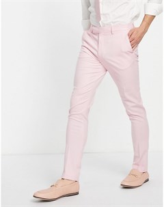 Розовые брюки скинни Asos design