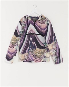 Куртка дождевик с фестивальным мифическим принтом от комплекта Asos design