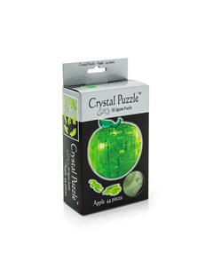 Головоломка Яблоко зеленое цвет зеленый Crystal puzzle