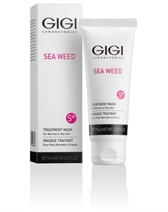 Маска лечебная Treatment Mask For Normal To Oily Skin 75 мл Sea Weed Gigi