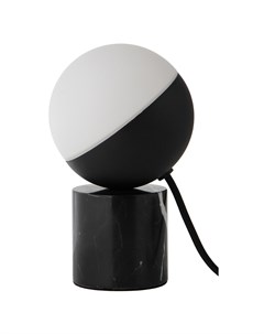 Лампа настольная fabian mini мрамор черный 20 0 см Frandsen