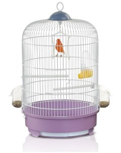Клетка Milly круглая для птиц Д 33 х В 48 см Светло фиолетовая Imac