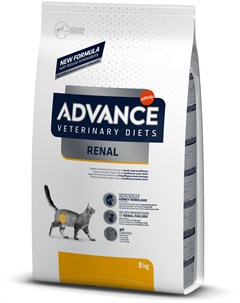 Сухой корм Renal Failure при почечной недостаточности для кошек 8 кг Advance
