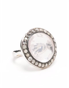Кольцо с кристаллами Rosa maria