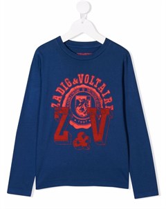 Футболка Kita с логотипом Zadig & voltaire kids