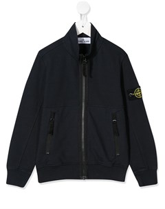 Свитер с нашивкой логотипом Stone island junior