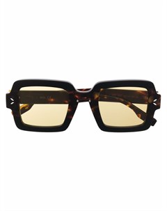 Солнцезащитные очки в оправе черепаховой расцветки Mcq by alexander mcqueen eyewear