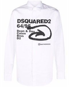 Рубашка с логотипом Dsquared2