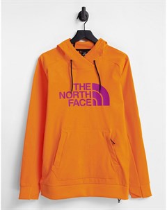 Худи оранжевого цвета с логотипом Teckno The north face