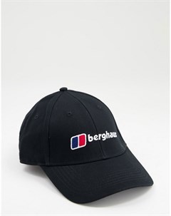 Черная кепка с логотипом Recognition Berghaus