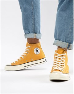 Желтые высокие кроссовки Chuck Taylor All Star 70 Converse