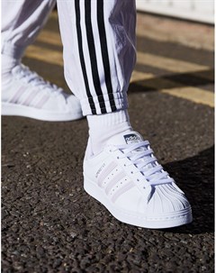 Белые лавандовые кроссовки International Womens Day Superstar Adidas originals