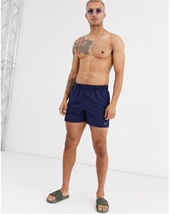Темно синие укороченные шорты для плавания Nike swimming