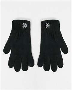 Вязаные перчатки с вышивкой цветка Asos design
