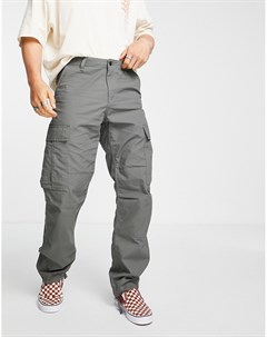 Зеленые брюки карго стандартного кроя Carhartt wip
