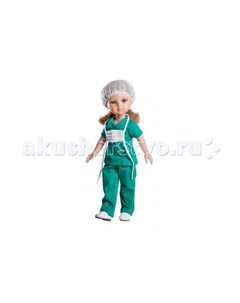 Кукла Карла медсестра школьница 32 см Paola reina