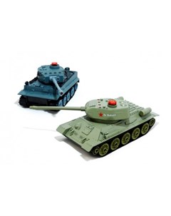 Радиоуправляемый танковый бой Abtoys Т34 и Tiger 1 32 Huan qi