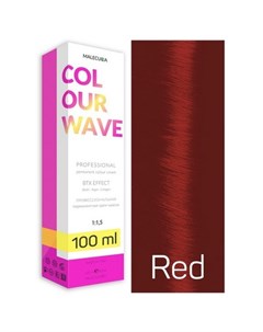 Крем краска для волос Colour Wave красная Malecula