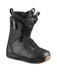 Ботинки для сноуборда мужские Launch Black Black White 2022 Salomon