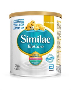 Сухая молочная смесь EleCare для облегчения симптомов тяжелой аллергии 400гр Similac