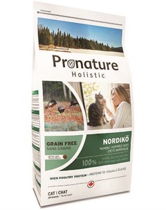 Сухой корм Holistic Grain Free Nordiko для кошек 2 кг Pronature