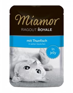 Паучи Ragout Royal с тунцом в желе для кошек 100 г Тунец Miamor