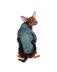 Куртка для собак мелких пород зеленая на молнии 24x36x23 см Rungo