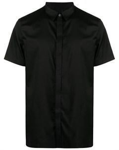 Рубашка с короткими рукавами и вышитым логотипом Armani exchange