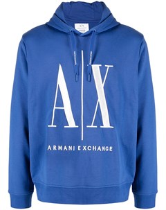 Худи оверсайз с логотипом Armani exchange