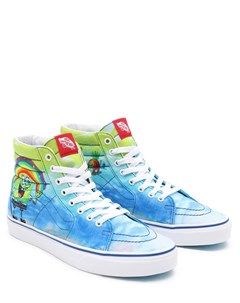 Разноцветные высокие кроссовки X Spongebob SK8 Hi Imagination Vans