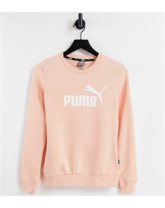 Свитшот персикового цвета с логотипом Essentials Puma