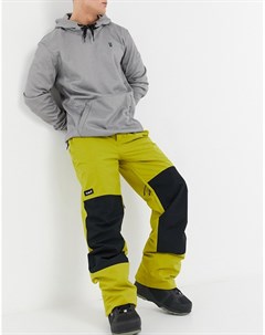 Желтые горнолыжные брюки Easy Rider Planks