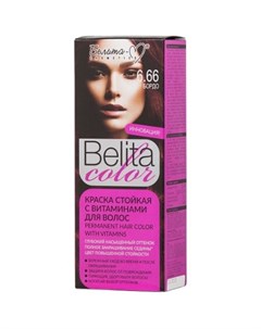 Краска для волос Belita Color с витаминами тон 06 66 Бордо 100 мл Белита-м