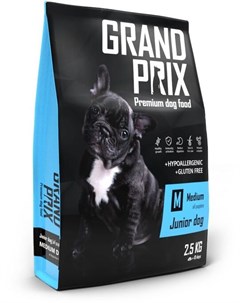 Сухой корм Medium Junior курица для щенков и собак средних пород 2 5 кг Курица Grand prix