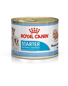 Консервы Starter Mousse Dog Can для беременных и кормящих собак а также щенков 195 г Royal canin