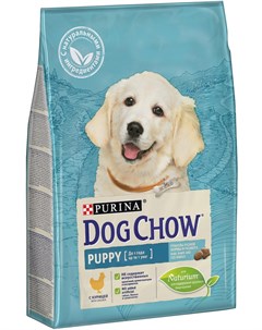 Сухой корм Puppy для щенков 14 кг Курица Dog chow
