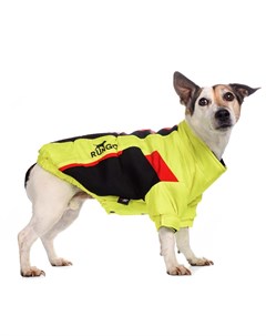 Куртка для собак мелких пород Карликовый пинчер Джек Рассел Бигль желтая на молнии 29x42x27 см Rungo