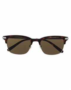 Солнцезащитные очки черепаховой расцветки Brioni